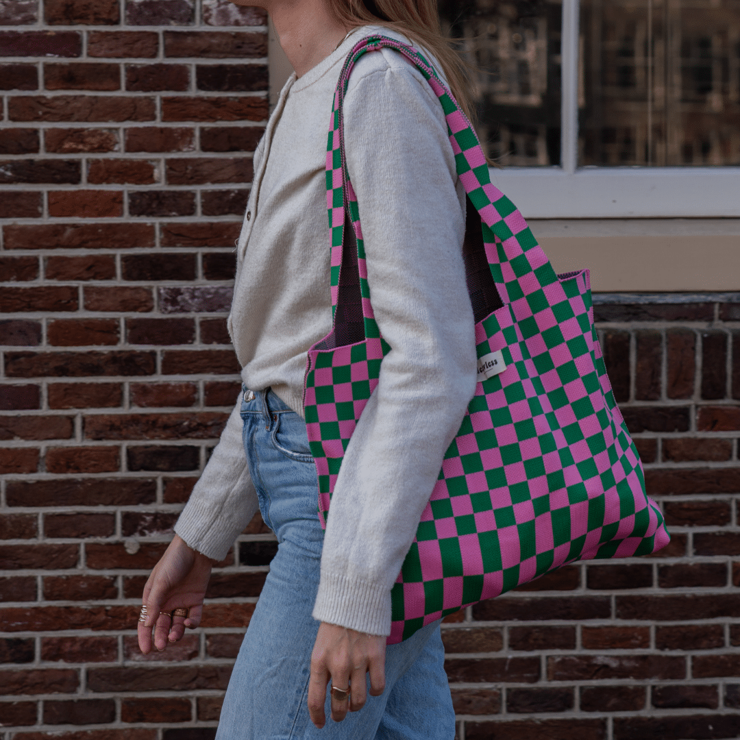 Ontwerp zonder titel (13) Checkerboard Tas Olivia - Image 1
