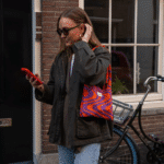 Kleurrijke Wave Tas Sara